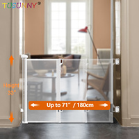 Barrière de sécurité pour escalier en maille de haute qualité, barrière rétractable pour bébé et enfant