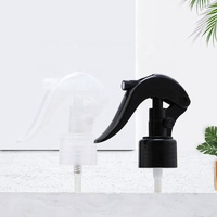 Vente directe d'usine, flacon pulvérisateur en verre rond Boston de couleur verte vide, rechargeable, 250 ml, 500 ml, avec bouchon pulvérisateur réglable