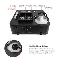 Machine à fumée verticale RZ 24x9W RGB 3-en-1 avec télécommande et contrôleur DMX pour DJ, club, soirée, KTV, concert, mariage