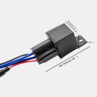 Dispositif de navigation par relais GPS HST-D12 A7670G Version 4G LTE Relais GPS 4G+2G Traceur GPS pour moto avec télécommande