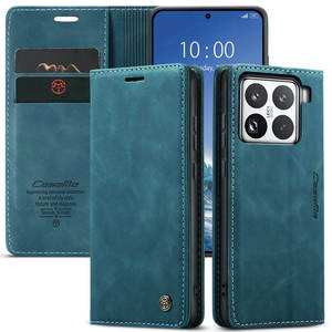 CaseMe étui portefeuille rétro magnétique pour 15T Pro avec béquille pour carte de crédit Folio en PU gaufrage - Product Image 4