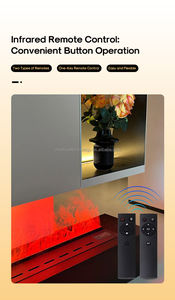 <span class=keywords><strong>Chimenea</strong></span> ultrasónica con conexión <span class=keywords><strong>móvil</strong></span> 2025, con luces LED ajustables y efecto de llama realista para el hogar - Product Image 3