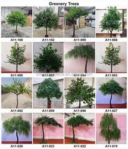 LISSE Haute Qualité Géant <span class=keywords><strong>Vert</strong></span> Feuilles Arbre Fleur De Cerisier Arbre Naturel <span class=keywords><strong>Vert</strong></span> Hôtel Décoration Arbres De Mariage - Product Image 6