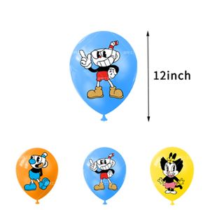 Décoration de fête sur le thème de <span class=keywords><strong>Cuphead</strong></span>, jeu de bataille, ballon, garçon, anniversaire d'enfant, bannière, décorations de cupcakes, fournitures de fête pour enfants X4151 - Product Image 2