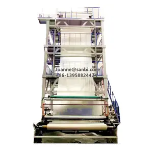 Top High Speed AB 2 Layer Stretch HDPE LDPE Film Extruder PE Plastic Film Blowing Machine