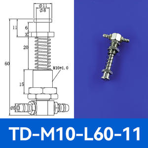 Accesorios para Brazo Robótico M12, Soporte de Ventosa de Vacío Tipo T Grande con Entrada Lateral, Componentes Neumáticos, Ventosa Fija - Product Image 3