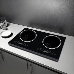 Cuisinière à induction infrarouge double, plaque à induction infrarouge <span class=keywords><strong>mixte</strong></span>, deux foyers combinés, cuisinière hybride avec de bonnes technologies <span class=keywords><strong>et</strong></span> matériaux - Product Image 6