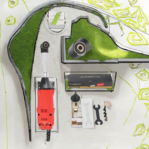 Mini Amoladora Angular Industrial con Motor de Escobillas, Grabado Eléctrico, 110V/220V, 2 Años de Garantía, Herramientas para Mármol, Granito y Piedra - Product Image 2