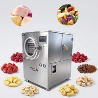 Lyophilisateur sous vide 8-15 kg/lot pour aliments, fruits, viande, friandises pour animaux, machine de lyophilisation du café