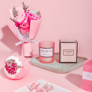 Set de Regalo 12 en 1 Peach-joy <span class=keywords><strong>para</strong></span> el Día de San Valentín, Cesta de Regalo de Papel Rosa Única <span class=keywords><strong>para</strong></span> Mujer con Artículos Relajantes - Product Image 6