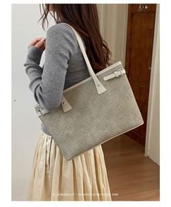 Bolso Tote Estructurado para Mujer, Gran Capacidad, Cuero PU, Bolso de Hombro para Oficina y Viajes, Venta al Por Mayor - Product Image 4
