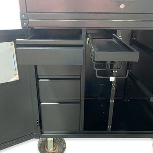 Superluck - Armario de Metal Galvanizado Antirrobo Personalizado, Caja para Equipo Ecuestre con Ruedas - Product Image 4