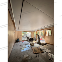 Casa Modular de Lujo para Retiro de Meditación, Estructura de Acero, Almacenamiento, Casa Pequeña, Cabina de Sauna Móvil Ecológica