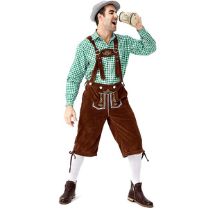 2 unids/set adulto Oktoberfest Lederhosen disfraz <span class=keywords><strong>hombre</strong></span> bávaro Octoberfest alemán Festival cerveza <span class=keywords><strong>hombre</strong></span> Cosplay disfraz <span class=keywords><strong>de</strong></span> fiesta <span class=keywords><strong>de</strong></span> Halloween - Product Image 3