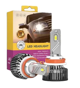Bombilla LED para Faros Delanteros NAOEVO <span class=keywords><strong>X50</strong></span> Mini de 90W, Diseño Todo en Uno, H4 H7 H11, Proyector de Luz Automática, H1 H3 9005 9006, Faro Delantero para Automóvil - Product Image 1
