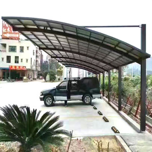 Garage extérieur Toit en polycarbonate Abri de voiture Pare-soleil Toit de voiture en aluminium Garages Abri voiture en porte-à-faux - Product Image 2