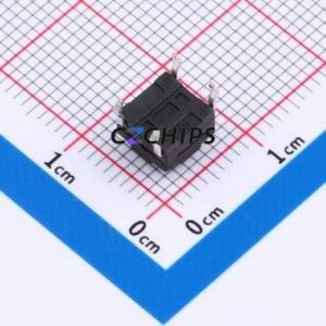 TS017-CBY1FH4.5 Tactile Switch Through hole-4P,6.2x6.2mm Switch Single Pole Single Throw Round Button 2.5N Through Hole - Product Image 2
