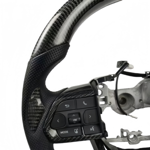 Volante de Fibra de Carbono Real Modificado para Toyota Corolla LC200 LC79 LC300 Hilux Fortuner Land Cruiser <span class=keywords><strong>GR</strong></span> - Product Image 5