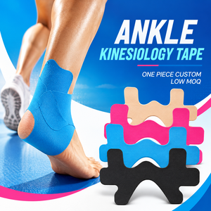 Parches <span class=keywords><strong>de</strong></span> cinta kinesiológica precortada Xingda para <span class=keywords><strong>tobillo</strong></span>, cinta elástica impermeable para soporte muscular, alivio <span class=keywords><strong>de</strong></span> esguinces <span class=keywords><strong>de</strong></span> <span class=keywords><strong>tobillo</strong></span>, cinta para recuperación deportiva - Product Image 1