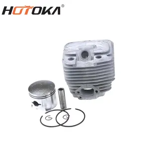 HOTOKA 6200 62cc汽油链锯气缸套件汽油发动机备件气缸套件，带销夹环活塞总成