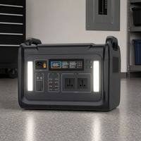 Station d'alimentation portable LiFePO4 2400W 4800W de crête 2160Wh, 13 sorties, double PD 100W, charge 1200W, MPPT 600W, UPS, pour chantier et hors réseau