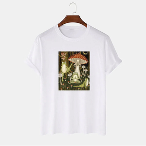 T-shirt décontracté d'été imprimé à manches courtes col rond streetwear coupe ample homme motif graphique vintage commande en gros - Product Image 5
