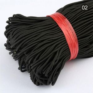 Cordon tressé en polyester 100% de 1,5 mm, haute ténacité, écologique, cordon élastique coloré avec finition enduite, utilisation polyvalente pour les sacs - Product Image 2