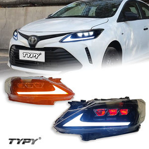 ไฟหน้ารถยนต์ Vios ปี 2017-2019 รุ่น FS แบบดัดแปลง LED พร้อมไฟเดย์ไลท์แบบ Streamer และไฟเลี้ยว - Product Image 5