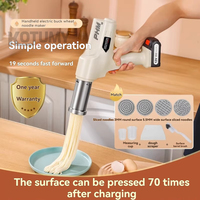 Machine à pâtes électrique domestique à moteur haute efficacité, entièrement automatique, pour la fabrication de nouilles