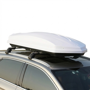 Boîte <span class=keywords><strong>de</strong></span> toit universelle pour <span class=keywords><strong>voiture</strong></span> en ABS 350L avec ouverture latérale double, design sportif <span class=keywords><strong>de</strong></span> <span class=keywords><strong>luxe</strong></span>, étanche, porte-bagages <span class=keywords><strong>de</strong></span> toit - Product Image 1