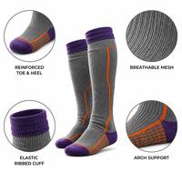 Chaussettes de sport montantes pour le basketball, respirantes, avec coussinets en tissu éponge, personnalisables avec logo, de haute qualité, pour l'entraînement, fabrication OEM