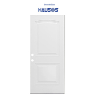 Design classique en gros apprêté finition blanche noyau creux métal acier et porte en bois
