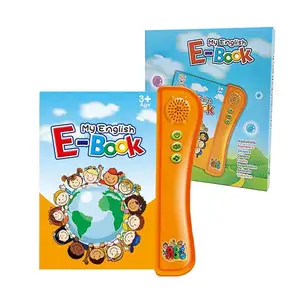 Child Intelligent Educational Electronic Touch Y Book Learning Machine Study Sound Book E Book Reader My English e-book for Kids