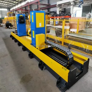 A Single Axis Welding Positioner Manufactured By Manufacturers With An Extendable Effective Length And A Movable Tail Box
