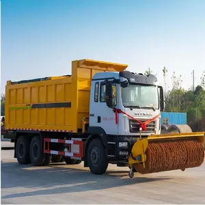 superior performance SINOTRUK HOWO 6*4 Snow Sweeper Truck snow plow truck for clearing snow and ice from highways and roads