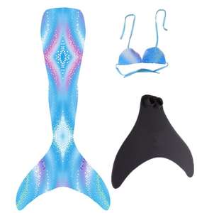 Offres Spéciales deux pièces brassière sirène queues bikini à pattes palmées <span class=keywords><strong>maillot</strong></span> <span class=keywords><strong>de</strong></span> <span class=keywords><strong>bain</strong></span> brillant paillettes bikini pour bébé filles - Product Image 1