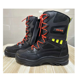 Botas Tácticas TSF0105 Personalizadas de 25-26 cm (10 Pulgadas) para Bomberos Forestales, Rescate y Combate de Incendios, Resistentes a la Temperatura, Alta Visibilidad, Color Amarillo - Product Image 2