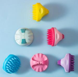 Hair <b>Scalp</b> Massager Shampoo <b>Brush</b> with Soft Silicone Bristles for <b>Scalp</b> Care - Product Image 5