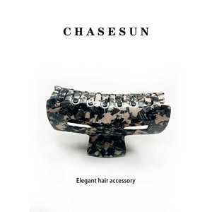 Vente en gros <span class=keywords><strong>Japon</strong></span> et Corée <span class=keywords><strong>du</strong></span> Sud pince requin femme pince tête arrière pince à cheveux banane en plastique pince à cheveux griffe - Product Image 3