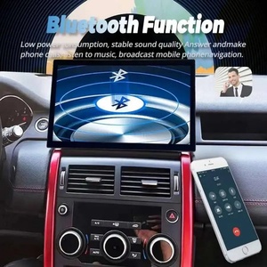 หน้าจอแอนดรอยด์ 15 ขนาด 13.3 นิ้ว Qualcomm Snapdragon 665 DSP พร้อมระบบนำทาง GPS สำหรับรถยนต์ Land Rover Discovery Sport L550 ปี 2015-2019 รองรับ CarPlay - Product Image 3