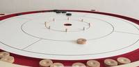 Jeu de crokinole pour deux joueurs, plateau en bois, jeu de crokinole canadien, jeu d'intérieur