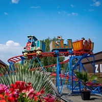 Manège de montagnes russes mobile haute capacité pour parcs d'attractions et fêtes foraines
