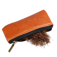 Étui à tabac portable en cuir PU givré, luxe léger, grand format, souple et résistant à l'humidité, pour pipes et cigarettes rouleées à la main