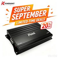 Amplificateur audio de voiture Super Power 4 canaux 4000W RMS classe AB avec égaliseur pour sonorisation automobile