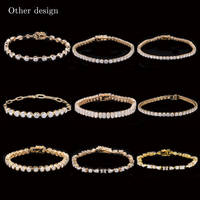 Cadena de tenis de diamante cultivado en laboratorio de corte esmeralda HPHT Pulsera con ajuste de bisel de diamante Cadena de tenis de diamante de laboratorio
