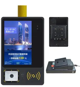 Mifare Desfire Ev1 4K Kaart Gezichtsherkenning Terminals Automatische Touch Screen Ticket Machine Voor Girale Betaling Software