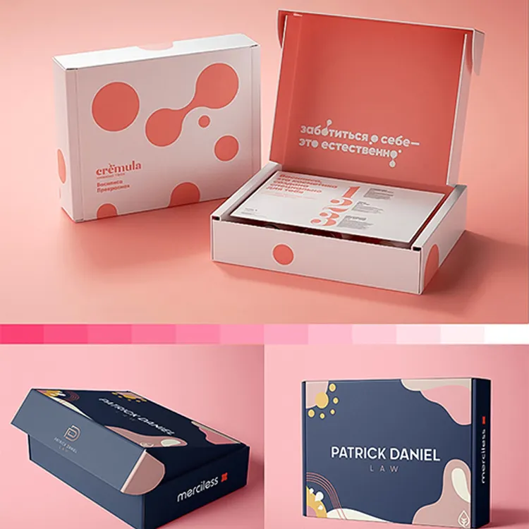 Новое поступление, розовый почтовый ящик, Гофрированная коробка для торта, коробка, упаковка, бесплатная доставка