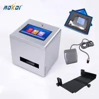 Mini impressora portátil tij, impressora digital de baixo custo com código qr e etiqueta de impressão manual para desktop e digital com baixo custo