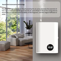 Diffuseur d'arômes mural sans eau pour huiles essentielles, système à deux fluides pour maison, chambre et bureau