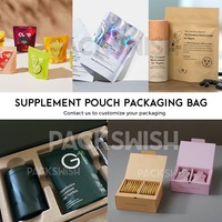 Boîte d'emballage en carton pliable et recyclable pour suppléments nutritionnels (protéines, vitamines, soins capillaires) avec insert en papier, personnalisable